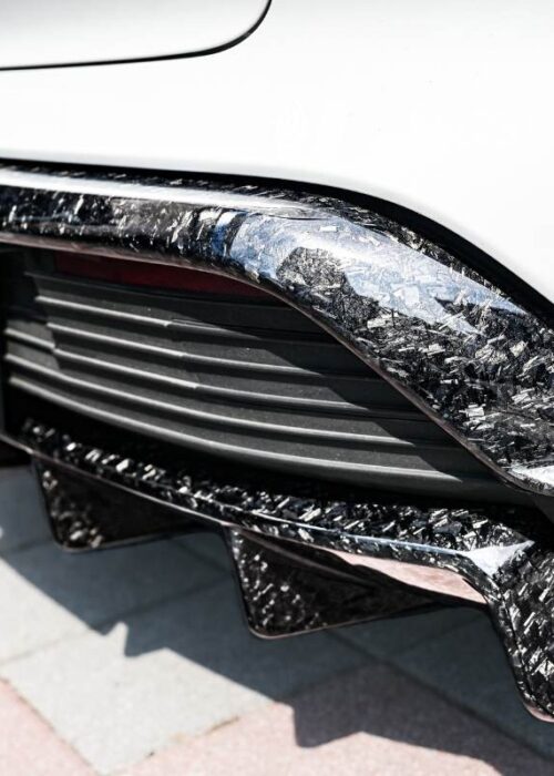 Taycan 2021-2023 Forged Carbon Fiber Rear Lip Spoiler