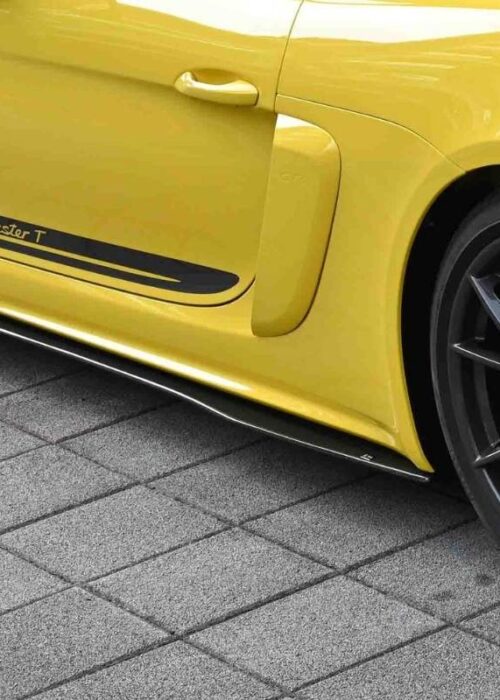 Porsche 981 Carbon Fiber Side Skirt V1