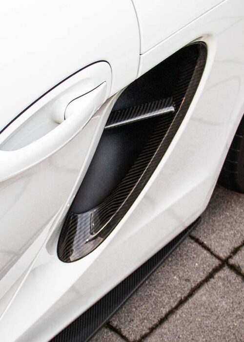 Porsche 981 Carbon Fiber Side Air Intake Trim