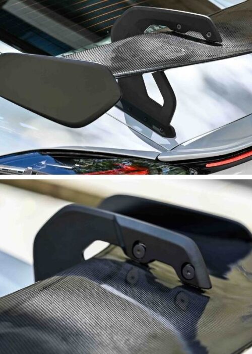Porsche 718 Carbon Fiber Rear Spoiler Wing GT4 RS