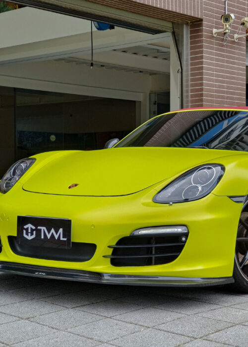 Porsche 981 Carbon Fiber Front Lip V2