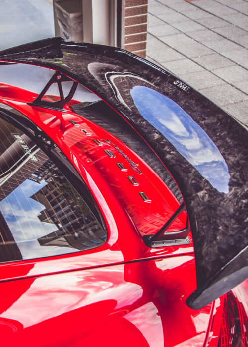 Porsche 981 Forged Carbon Fiber Rear Spoiler Wing GT4