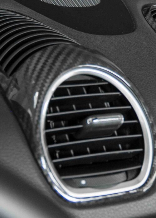 Porsche 718 Carbon Fiber AC Vent Cover